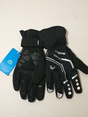 NEW  INBIKE Reflective Cycling‎ Gloves, Windproof, Size XL , Black, Warm, Womens